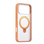 Husa cu inel Baseus compatibila cu iPhone 17 Pro Max, MagSafe/Magnetic, TPU, Alb