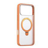 Husa cu inel Baseus compatibila cu iPhone 17 Pro, MagSafe/Magnetic, TPU, Alb