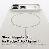Husa Baseus compatibila cu iPhone 17 Pro, MagSafe/Magnetic, silicon, Portocaliu