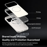 Husa Baseus compatibila cu iPhone 17 Pro, MagSafe/Magnetic, silicon, Portocaliu