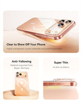 Husa Baseus compatibila cu iPhone 17 Pro Max, MagSafe/Magnetic, policarbonat, Transparent