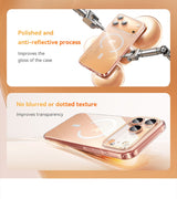 Husa Baseus compatibila cu iPhone 17 Pro Max, MagSafe/Magnetic, policarbonat, Transparent