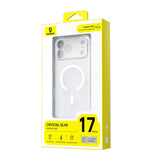 Husa Baseus compatibila cu iPhone 17 Pro Max, MagSafe/Magnetic, policarbonat, Transparent