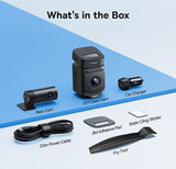 Camera Auto DVR Baseus PrimeTrip VD1 Dual, 3K+1080P, GPS, Wi-Fi, Negru
