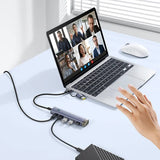 Hub Baseus UltraJoy 4-in-1, USB-C/USB-A la 4x USB 3.2