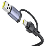 Hub Baseus UltraJoy 4-in-1, USB-C/USB-A la 4x USB 3.2