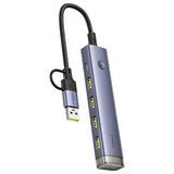 Hub Baseus UltraJoy 4-in-1, USB-C/USB-A la 4x USB 3.2