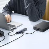 Hub Baseus UltraJoy 4-in-1, USB-C/USB-A la 4x USB 3.2
