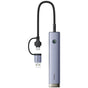 Hub Baseus UltraJoy 4-in-1, USB-C/USB-A la 4x USB 3.2