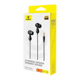 Căști Baseus Encok HZ20 cu jack 3.5mm, Negre