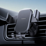 Suport auto Baseus Metal Age Go, cu prindere pe grila ventilatie, negru