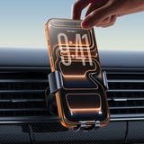 Suport auto Baseus Metal Age Go, cu prindere pe grila ventilatie, negru