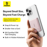 Baterie Externa Baseus Picogo, 5000mAh, 20W, MagSafe, Qi2