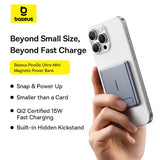 Baterie Externa Baseus Picogo, 5000mAh, 20W, MagSafe, Qi2