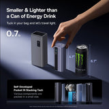 Baseus Baterie Externa 10000mAh, 100W + Built-In Type-C Cable, Energeek GR11 Gri - E0027A01
