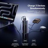 Baseus Baterie Externa 10000mAh, 100W + Built-In Type-C Cable, Energeek GR11 Gri - E0027A01