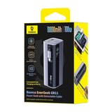Baseus Baterie Externa 10000mAh, 100W + Built-In Type-C Cable, Energeek GR11 Gri - E0027A01
