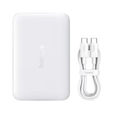 Baterie externa Baseus EnerFill FM11 Magnetic 10000 mAh 30W, Alba
