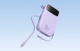 Baseus Baterie Externa 20000mAh, 30W + Cabluri Integrate 2C, Qpow 2 Albastru - P10055009313-00