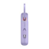 Baseus Baterie Externa 10000mAh, 30W + Cabluri Integrate 2C, Qpow 2 Albastru - P10055008313-00