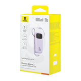 Baseus Baterie Externa 10000mAh, 30W + Cabluri Integrate 2C, Qpow 2 Albastru - P10055008313-00
