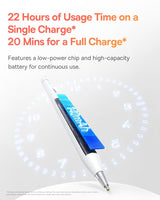 Stylus 2in1 Baseus Wise Writing HN1 pentru Huawei si Xiaomi, alb