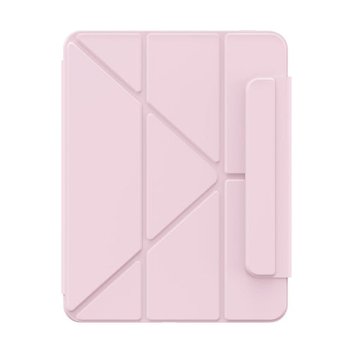 Husa Baseus compatibila cu iPad Pro 13" 2024, MagSafe/Magnetic, policarbonat, TPU, Roz