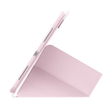 Husa Baseus compatibila cu iPad Pro 13" 2024, MagSafe/Magnetic, policarbonat, TPU, Roz