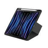 Husa Baseus compatibila cu iPad Pro 11" 2018, iPad Pro 11" 2020, MagSafe/Magnetic, policarbonat, TPU, Negru