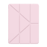 Husa Baseus compatibila cu iPad Pro 11" 2024, MagSafe/Magnetic, policarbonat, TPU, Roz