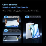 Folie de protectie Sticla securizata Baseus compatibila cu iPad Air 6, iPad Air 7