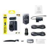 Baseus Camera Bord Primetrip VD1 Pro 4K Solar Baterie Litiu Negru - C0119800