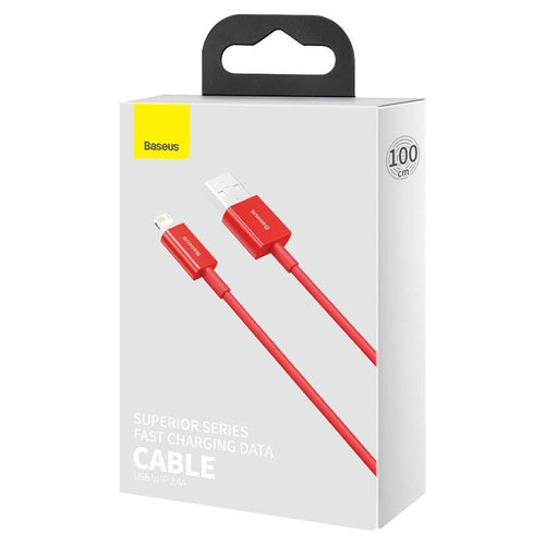Cablu de date Baseus Lightning la USB-A, 1.0 m