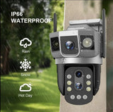 Camera supraveghere exterior Smart, PTZ, WiFi, 4MP, zoom optic 10×, V380 Pro - SC23-W-DL