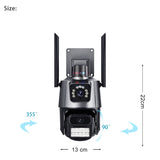 Camera supraveghere exterior ALL in 1 WiFi 2MP impermeabila - SC08-W