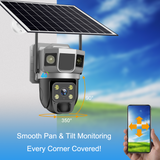 Camera de supraveghere outdoor solara PTZ 4G, 4MP, V380 Pro – VC02-G-EU-AOV