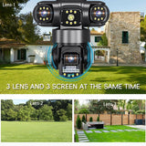 Camera supraveghere exterior Smart PTZ Wi-Fi 6MP V380 Pro - SC28-W