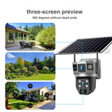 Camera de supraveghere outdoor solara PTZ WiFi, 4MP, V380 Pro – VTS02-W