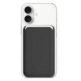 Husa tip carte compatibila cu iPhone 13, iPhone 13 Pro, MagSafe/Magnetic, piele ecologica, Negru