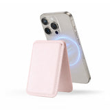Husa tip carte compatibila cu iPhone 13, iPhone 13 Pro, MagSafe/Magnetic, piele ecologica, Negru