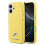Husa telefon Karl Lagerfeld pentru Apple iPhone 17, PU K/C Heads Pins, MagSafe, Galbena