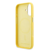 Husa telefon Karl Lagerfeld pentru Apple iPhone 17, PU K/C Heads Pins, MagSafe, Galbena