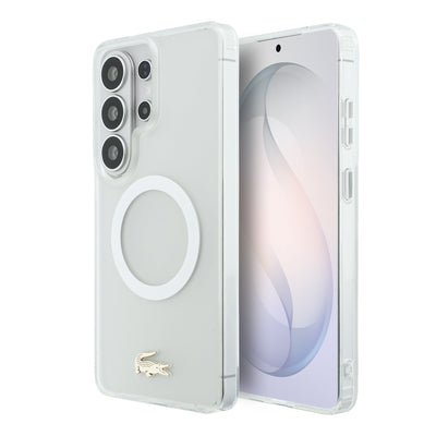 Husa telefon pentru Samsung Galaxy S26 Ultra, PC/TPU Frosted Finish, MagSafe, Alba
