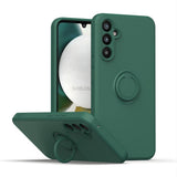Husa cu inel compatibila cu Xiaomi Redmi Note 15 Pro 5G, silicon, Mov