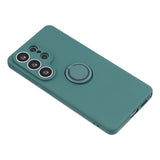 Husa cu inel compatibila cu Xiaomi Redmi Note 15 4G, Xiaomi Redmi Note 15 5G, silicon, Mov