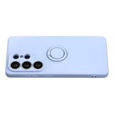 Husa cu inel compatibila cu Xiaomi Redmi Note 15 Pro 5G Plus, silicon, Mov