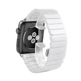 Curea ceramica compatibila cu Samsung Watch 4 40mm, Samsung Watch 4 44mm, Alb