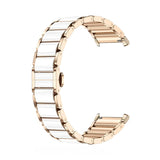 Curea ceramica compatibila cu Huawei Watch GT4 41mm, Huawei Watch GT5 41mm, Alb