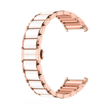 Curea ceramica compatibila cu Huawei Watch GT4 41mm, Huawei Watch GT5 41mm, Alb