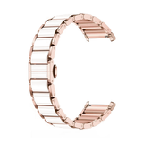 Curea ceramica compatibila cu Huawei Watch GT4 41mm, Huawei Watch GT5 41mm, Alb